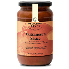 DELICIOUS AND SONS: Organic Puttanesca Sauce, 18.7 oz