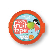 PEACEFUL FRUITS: Apple Pie Candy Fruit Tape, 0.5 oz