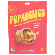 POPADELICS: Trippin Truffle Parm Mushroom Chips, 1.4 oz