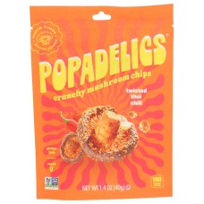 POPADELICS: Twisted Thai Chili Mushroom Chips, 1.4 oz