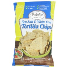 PERFECTION SNACKS: Sea Salt White Corn Tortilla Chips, 12 oz