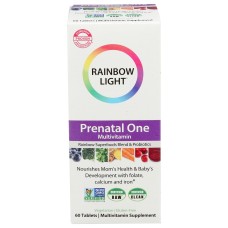 RAINBOW LIGHT VIBRANCE: Prenatal One Multivitamin, 60 tb