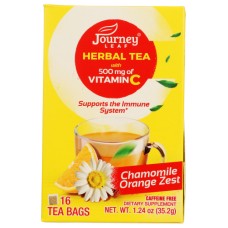 JOURNEY LEAF: Tea Chamomile Orange Zest, 1.24 oz