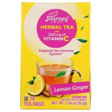 JOURNEY LEAF: Tea Lemon Ginger, 1.24 oz