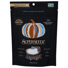 SUPER SEEDZ: Seeds Pumpkin Dk Chocolat, 4 oz