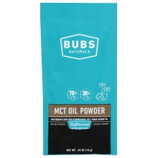 BUBS NATURALS: Mct Powder Pkt, 0.35 oz
