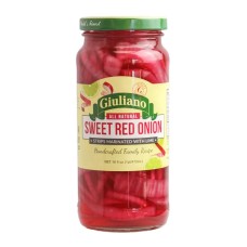 GIULIANO: Onion Strips Sweet Red, 16 oz