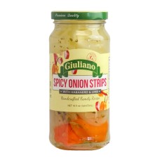 GIULIANO: Onion Strips Spicy, 16 oz