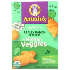 ANNIES HOMEGROWN: Cracker Veggie Ranch Org, 7.5 oz