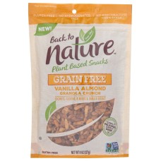 BACK TO NATURE: Granola Vanilla Grn Free, 8 oz