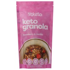 KISS MY KETO: Granola Strwberry Vanilla, 9.5 oz