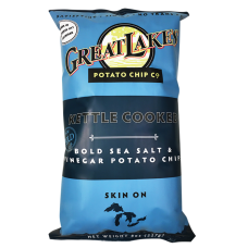 GREAT LAKES POTATO: Bold Sea Salt and Vinegar Potato Chips, 8 oz