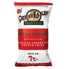 GREAT LAKES POTATO: Michigan Cherry BBQ Potato Chips, 8 oz