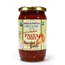 BELLA TERRA: Pasta Sauce Roasted Garlic, 24 oz