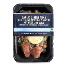 PRISTINE SEAFOODS: Tuna Meal Garlic And Herb, 12 oz
