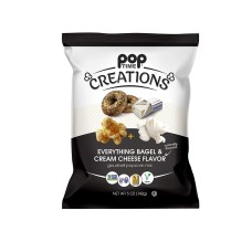 POPTIME CREATIONS: Everything Bagel Cream Cheese Popcorn, 5 oz