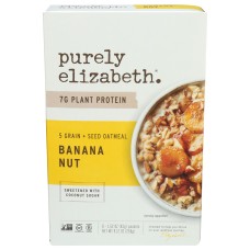 PURELY ELIZABETH: Oatmeal Instant Banana Nut, 9.12 oz