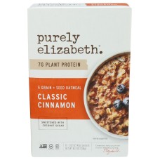 PURELY ELIZABETH: Oatmeal Instant Classic Cinnamon, 9.12 oz