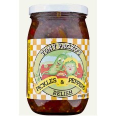 TONY PACKOS: Packo Pickle & Pepper Relish 1, 16 oz