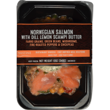 PRISTINE SEAFOODS: Salmon Norwegn Lemon Dill, 12 oz