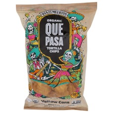 QUE PASA: Day Of The Dead Tortilla Chip, 11 oz