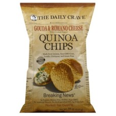 THE DAILY CRAVE: Quinoa Chips Gouda and Romano Cheese, 18 oz