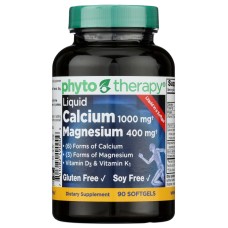 PHYTO THERAPY: Liquid Calcium With Magnesium, 90 sg