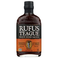 RUFUS TEAGUE: Touch O Heat BBQ Sauce, 15.25 oz