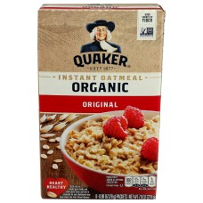 QUAKER: Organic Instant Oatmeal Original, 7.9 oz