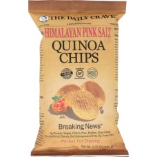 THE DAILY CRAVE: Quinoa Chips Himalayan Pink Salt, 4.25 oz