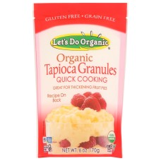 LETS DO ORGANICS: Organic Tapioca Granules, 6 oz