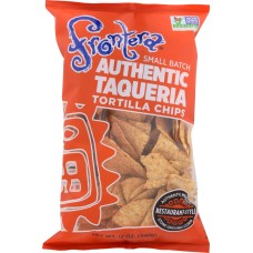 FRONTERA: Authentic Taqueria Style Tortilla Chips, 12 oz