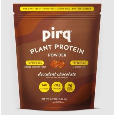 PIRQ: Plant Protein Powder Decadent Chocolate, 1.17 lb