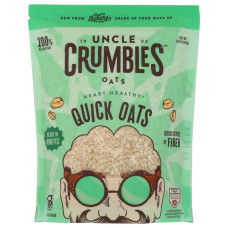 UNCLE CRUMBLES: Quick Oats Gluten Free, 24 oz UNCLE CRUMBLES: Quick Oats Gluten Free, 24 oz