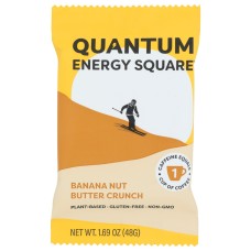 QUANTUM ENERGY SQUARES: Banana Nut Butter Crunch Bar, 1.69 oz