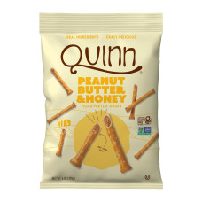 QUINN: Honey Peanut Butter Filled Pretzel Sticks, 6 oz