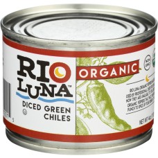 RIO LUNA: Organic Diced Green Chiles, 4 oz