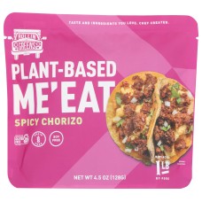 ROLLINGREENS: Chorizo Plant Based Meeat, 4.5 oz