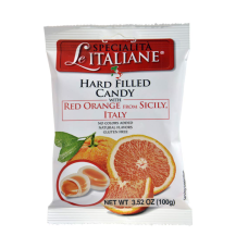 LE SPECIALITA ITALIANE: Hard Filled Candy With Red Orange, 3.52 oz