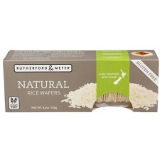 RUTHERFORD & MEYER: Natural Rice Wafers Gluten Free, 4.1 oz