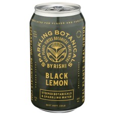 RISHI TEA: Black Lemon Sparkling Tea, 12 fo