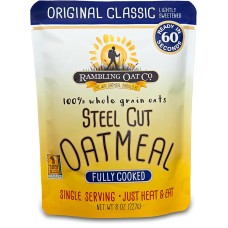 RAMBLING OAT COMPANY: Steel Cut Oatmeal Original, 9.1 oz