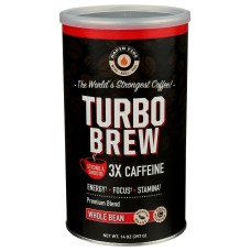 RAPID FIRE: Turbo Brew Whole Bean Coffee, 14 oz