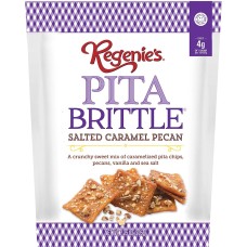 REGENIES: Pita Brittle Salted Caramel Pecan, 7.25 oz