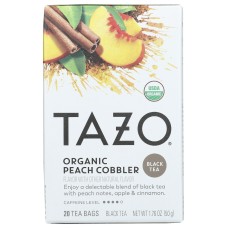 TAZO: Organic Peach Cobbler Tea, 20 ea