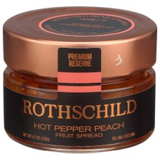 ROTHSCHILD: Hot Pepper Peach Fruit Spread, 4.7 oz