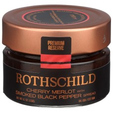 ROTHSCHILD: Cherry Merlot Smoked Black Pepper Spread, 4.7 oz