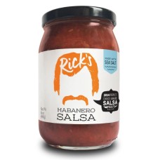 RICKS SALSA: Habanero Salsa, 15.5 oz