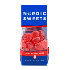 NORDIC SWEETS: Soft Raspberries Bag, 8 oz