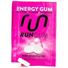 RUN GUM: Bubblegum Energy Gum, 1 pk